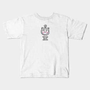 Never stop trying Kids T-Shirt